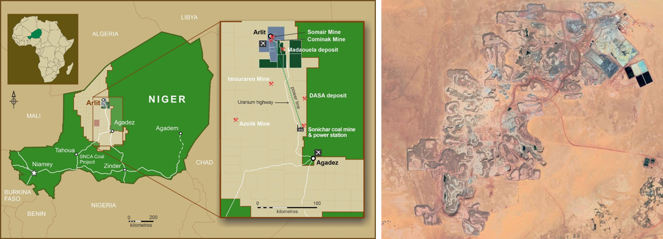 Arlit Mine Complex in Niger