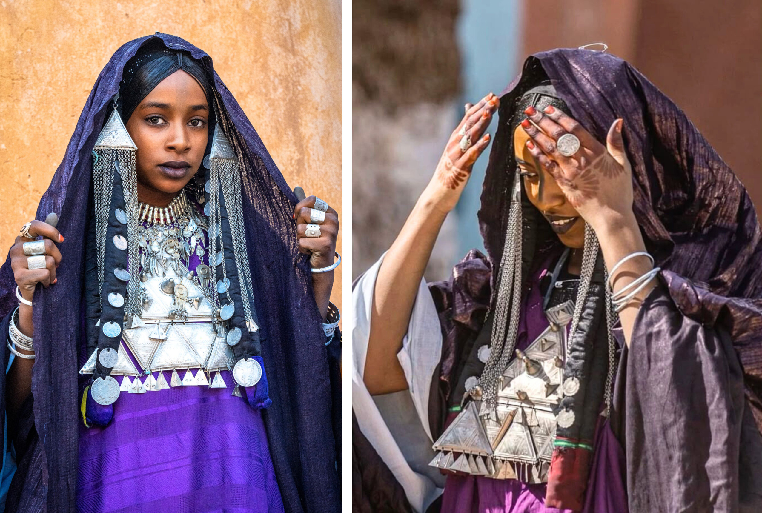 Algerian Girls with Jewels and Tiraout