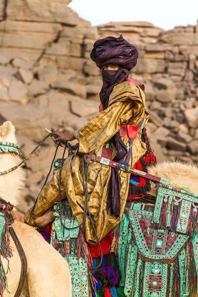 Tuareg Warrior from present-day Algeria