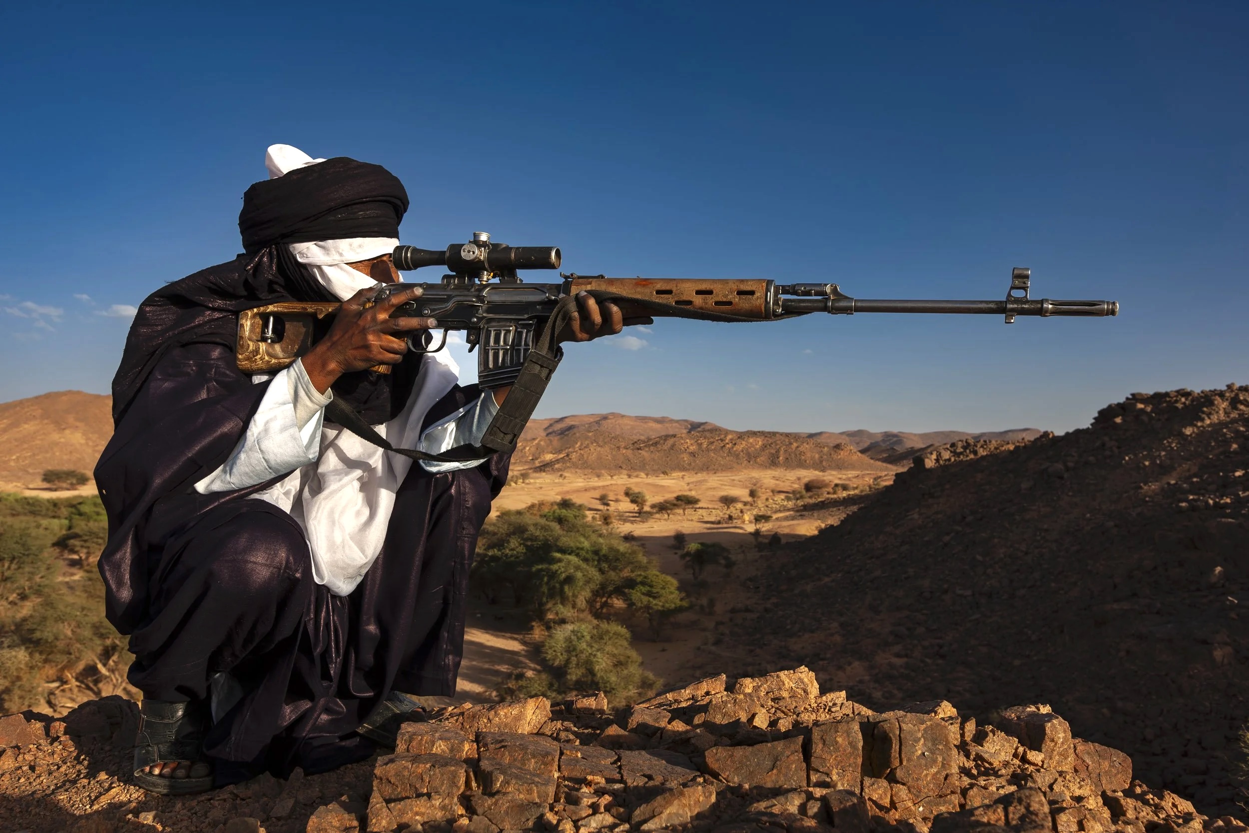 Tuareg rebel by Stirton