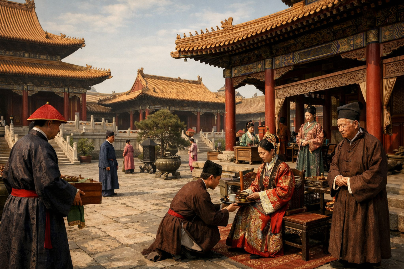 The Forbidden City Inner Court in late Ming The Forbidden City Inner Court in late Ming