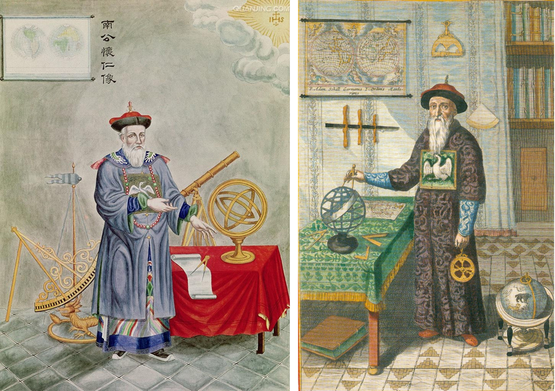 Ferdinand Verbiest and Johann Adam Schall von Bell