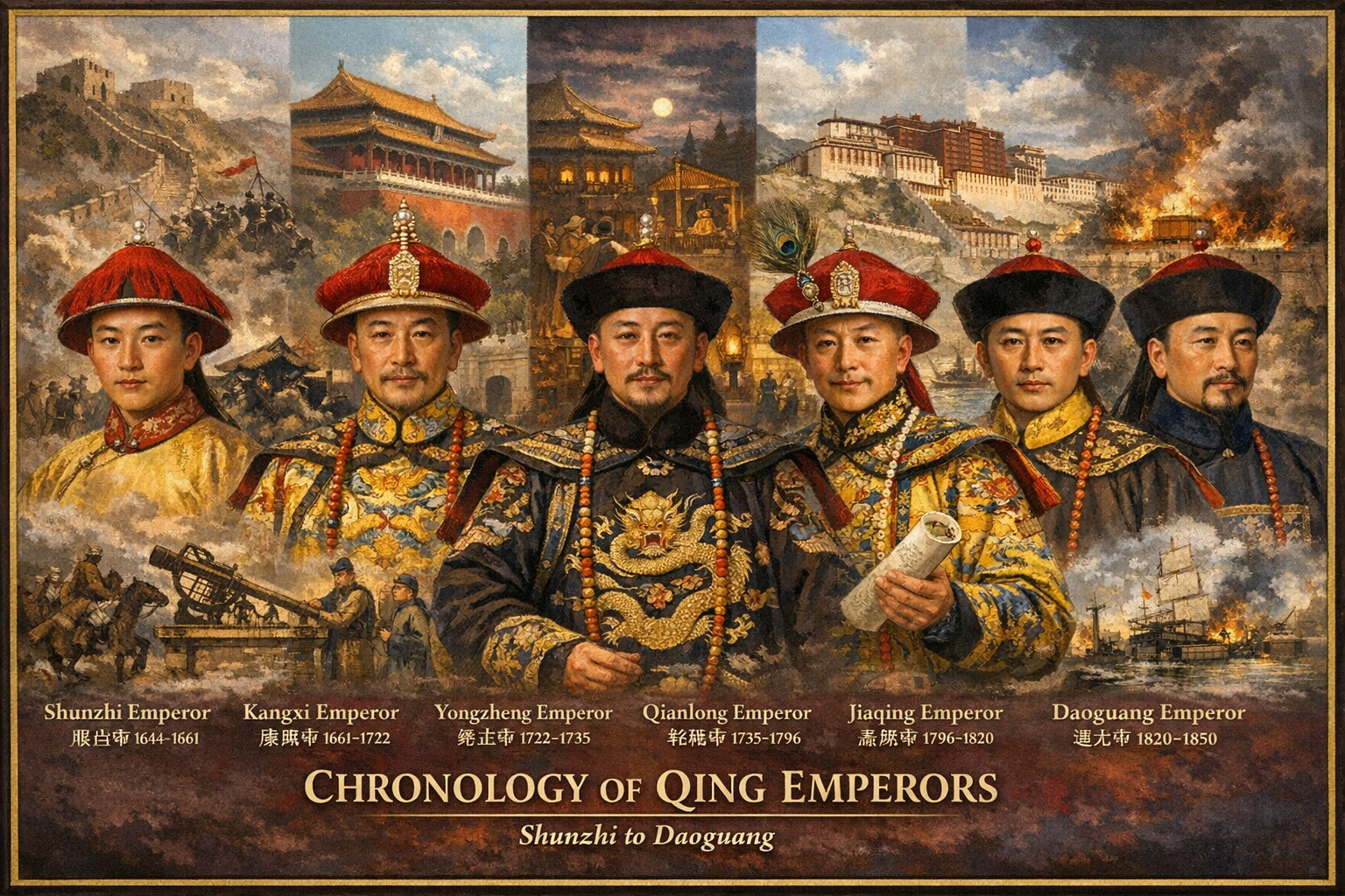 Chronology of Qing Emperors Chronology of Qing Emperors