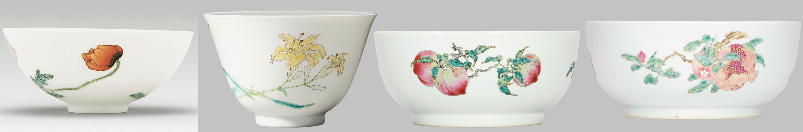 Yongzheng Liubai pieces Yongzheng Liubai pieces