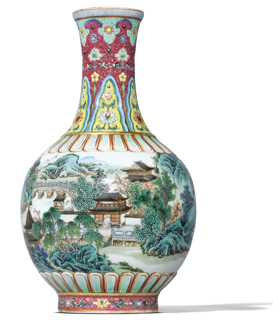 ‘Jade Spring Hill’ vase