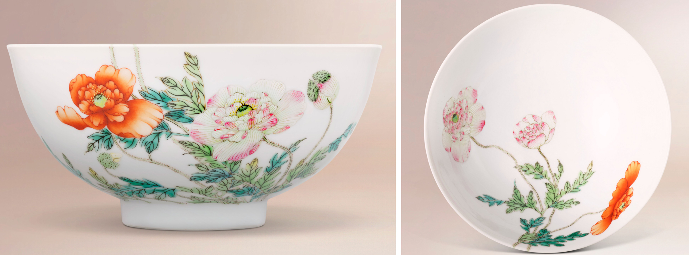 Yongzheng Yangcai ‘poppy’ bowl