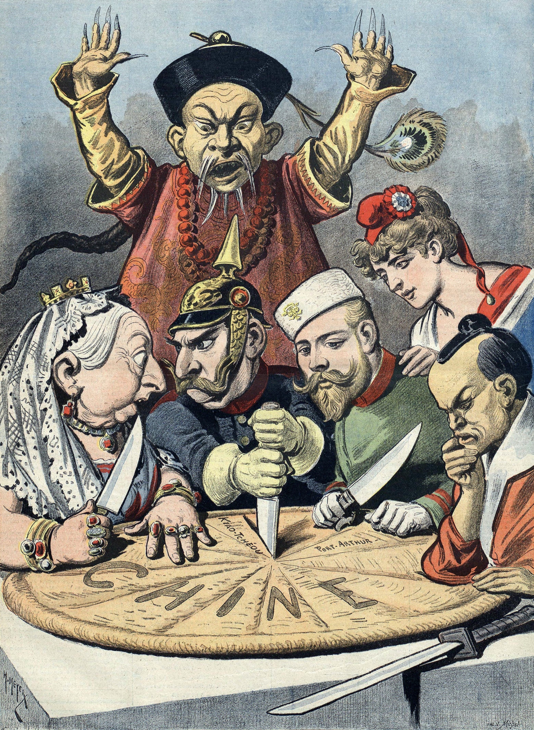The China Pie Cartoon The China Pie Cartoon