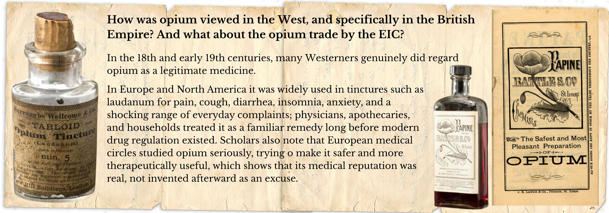 OPIUM in the WEST 1 OPIUM in the WEST 1