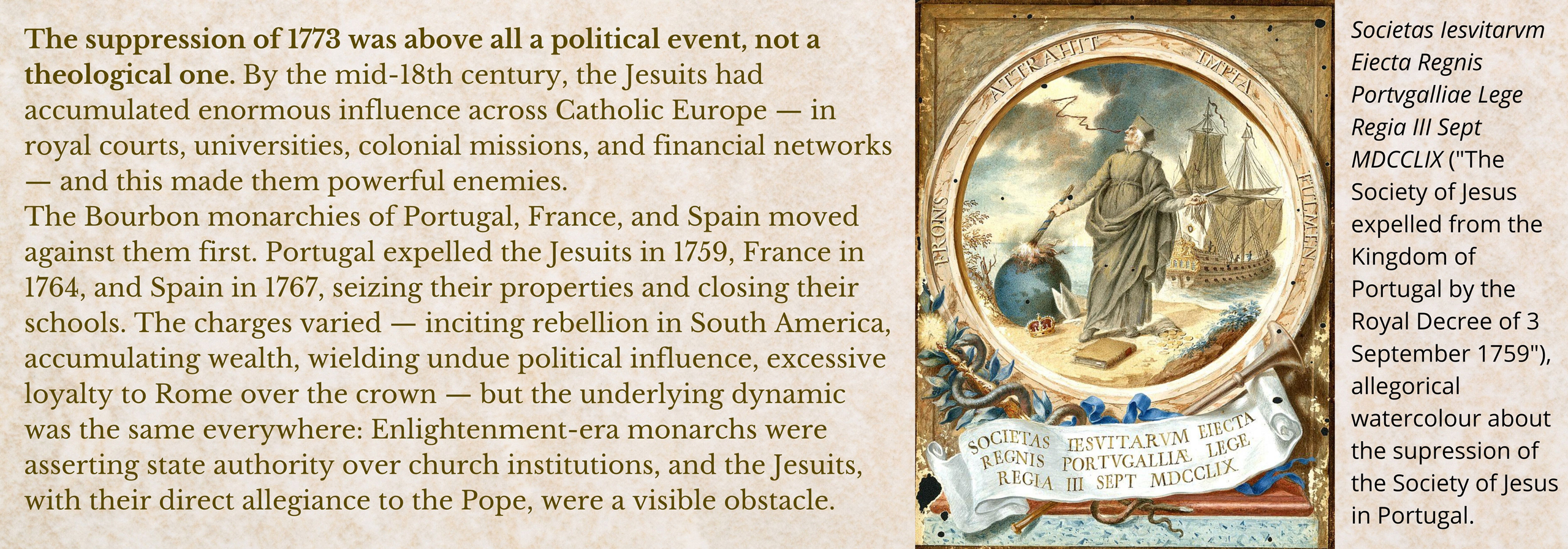 Suppression Of Jesuits 1 Suppression of Jesuits 1